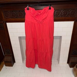 Universal Thread Coral Strapless Dress